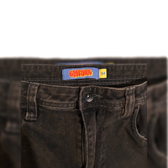 Empyre Loose Fit Brown Jeans - Size 34 - Picture 3 of 4
